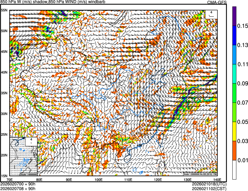 02/07 00时 +090小时