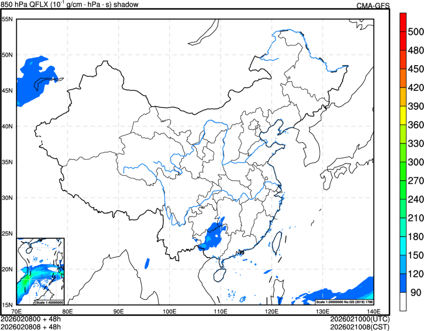 02/08 00时 +048小时