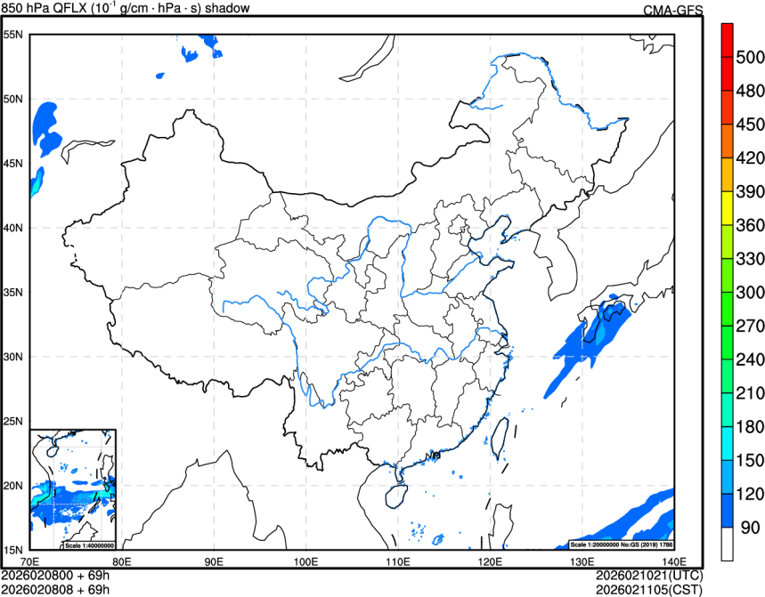 02/08 00时 +069小时