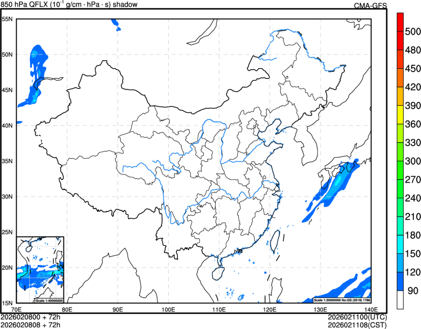 02/08 00时 +072小时