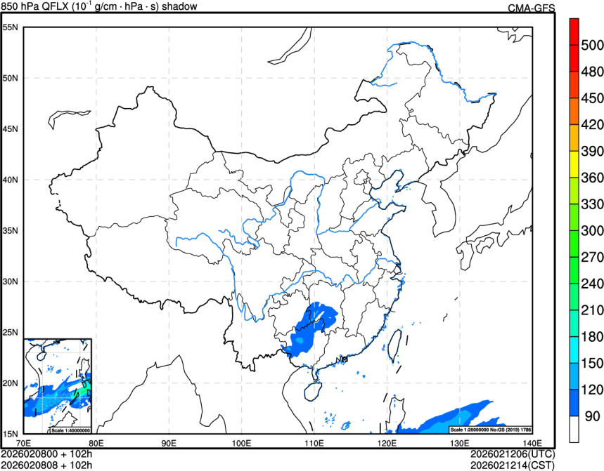 02/08 00时 +102小时