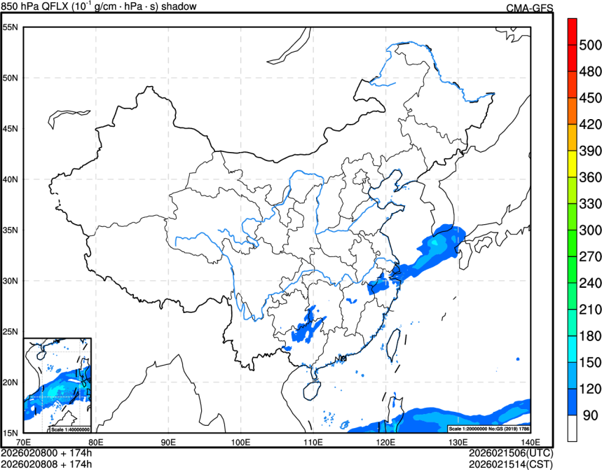 02/08 00时 +174小时