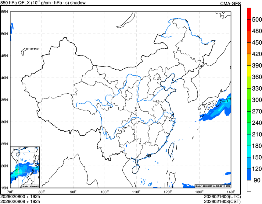 02/08 00时 +192小时