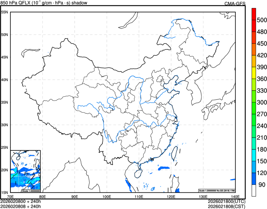 02/08 00时 +240小时