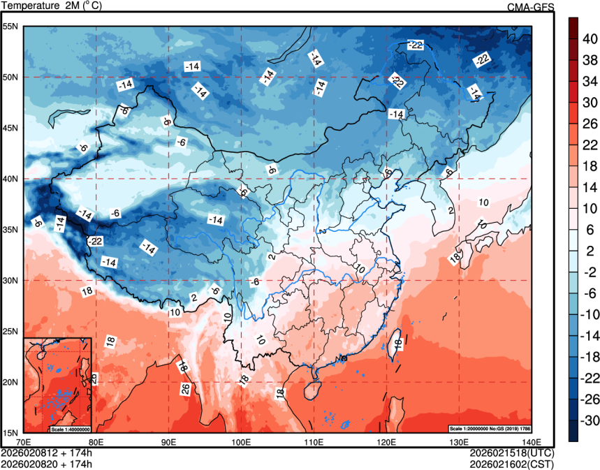 02/08 12时 +174小时