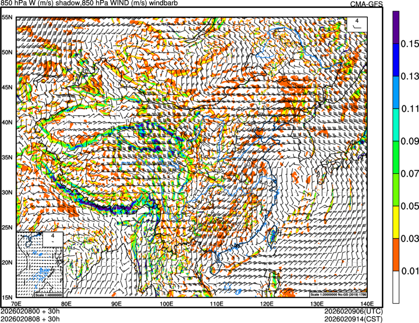 02/08 00时 +030小时