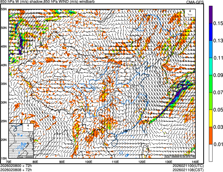 02/08 00时 +072小时