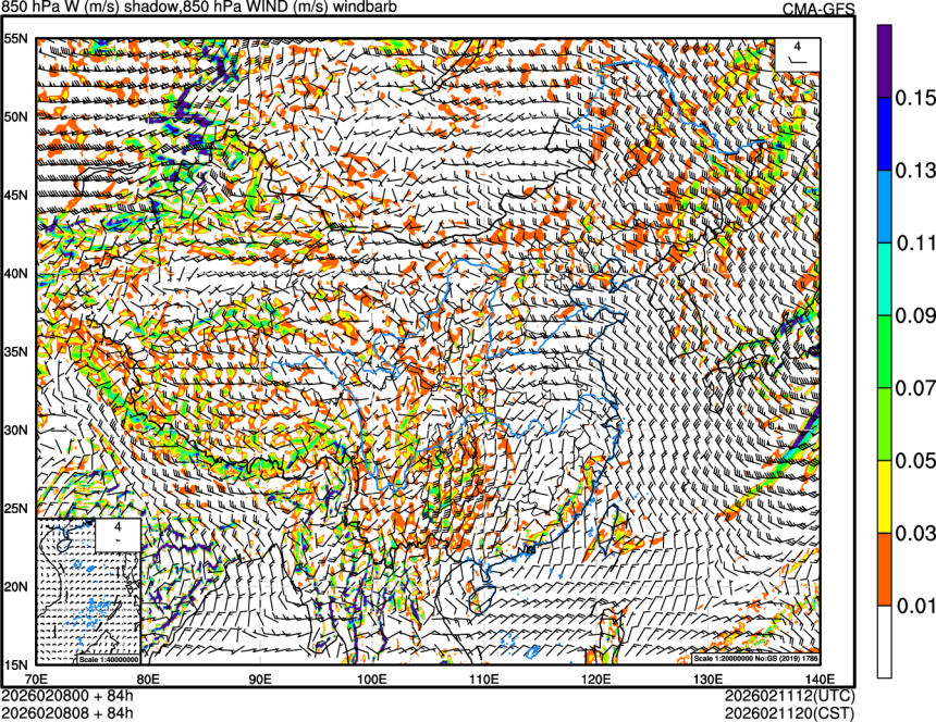 02/08 00时 +084小时