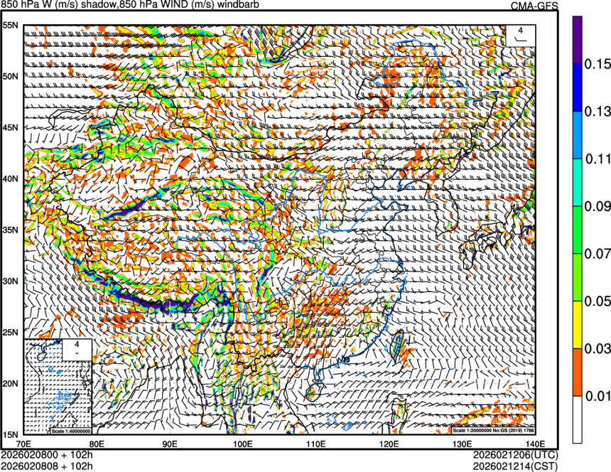 02/08 00时 +102小时