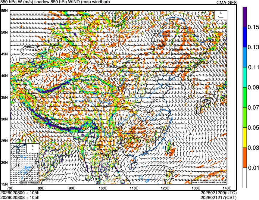 02/08 00时 +105小时
