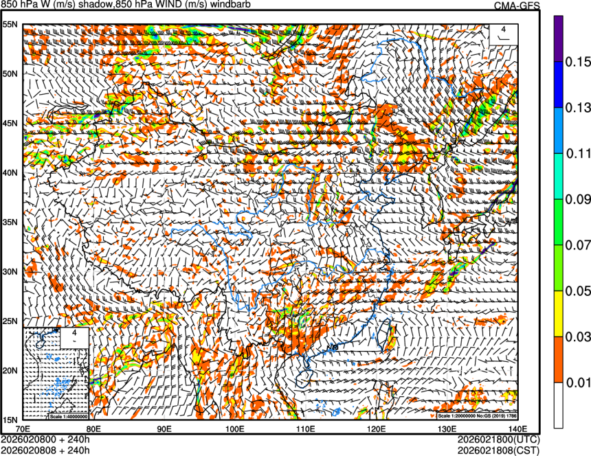 02/08 00时 +240小时