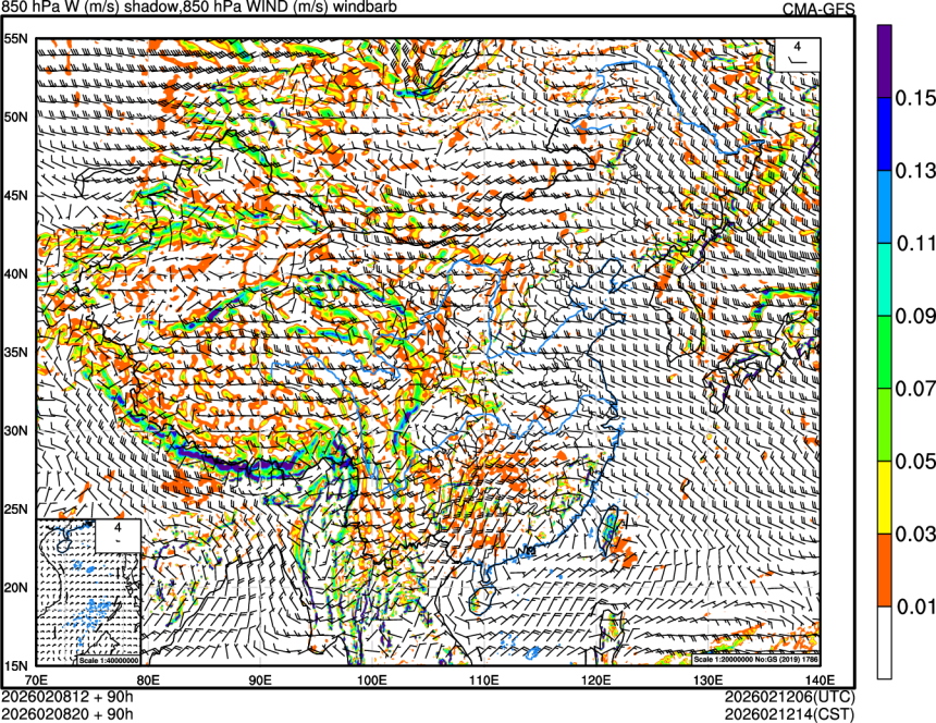 02/08 12时 +090小时
