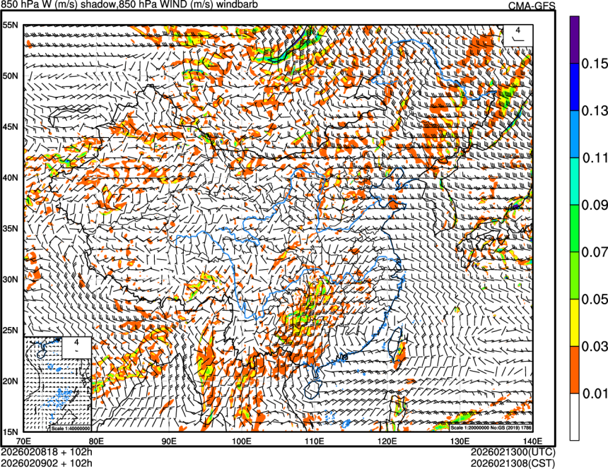 02/08 18时 +102小时