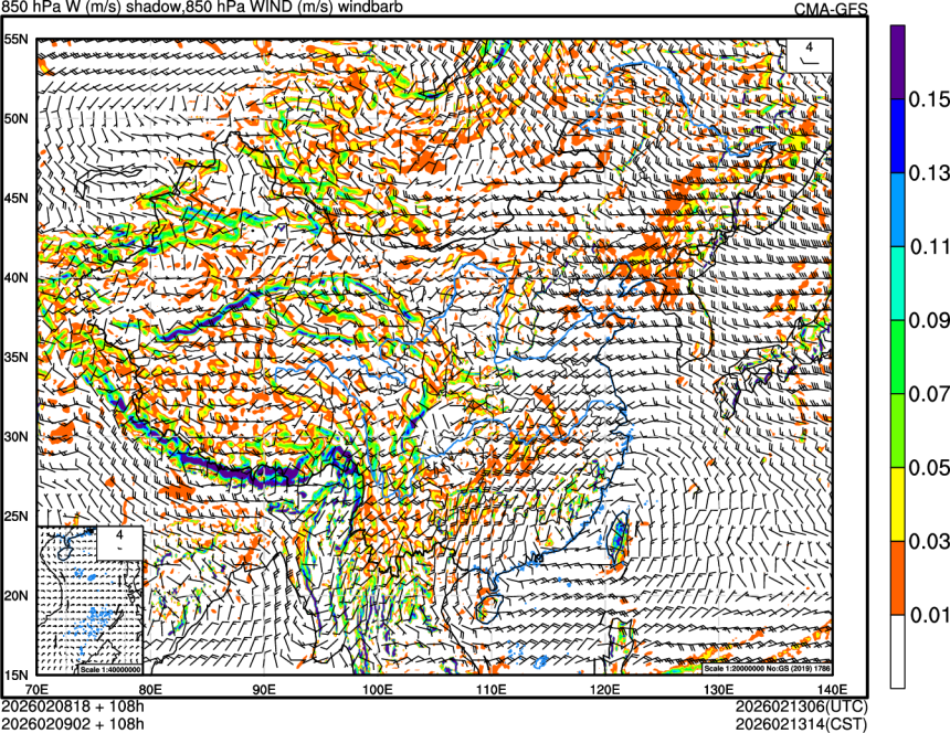 02/08 18时 +108小时