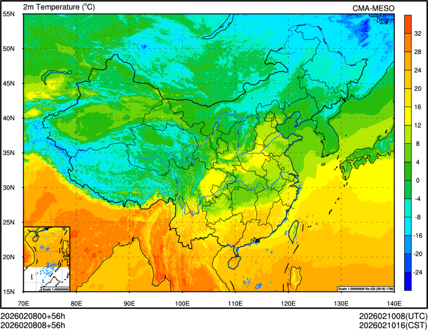 02/08 00时 +056小时