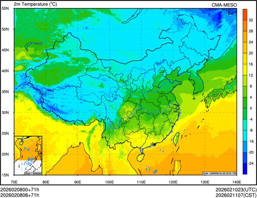 02/08 00时 +071小时