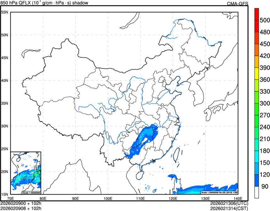 02/09 00时 +102小时