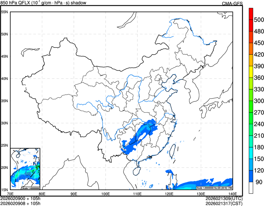 02/09 00时 +105小时