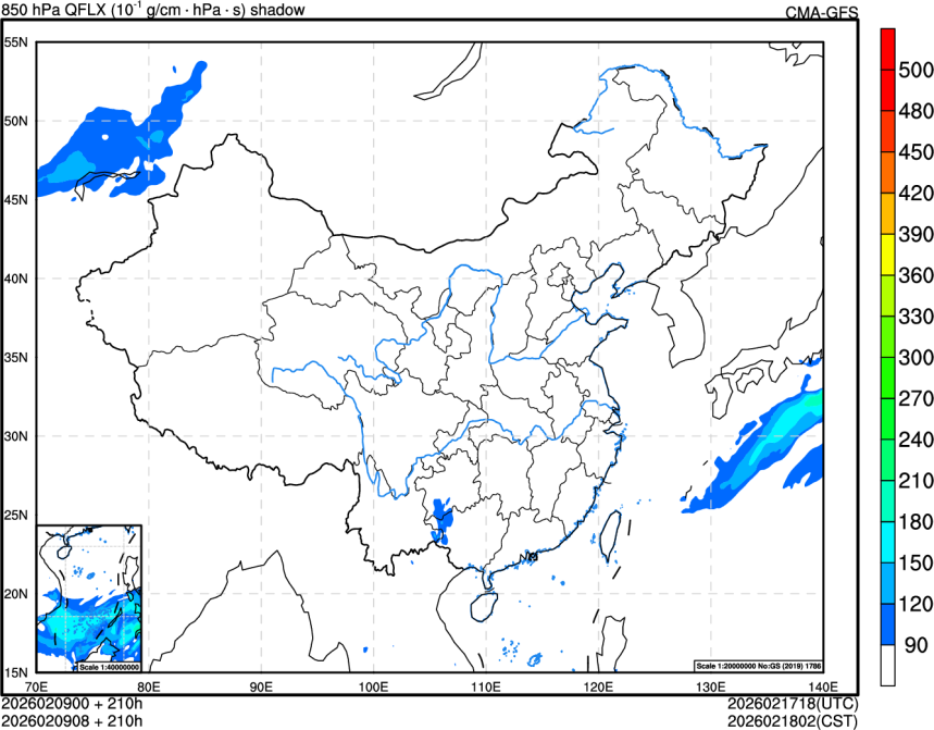 02/09 00时 +210小时