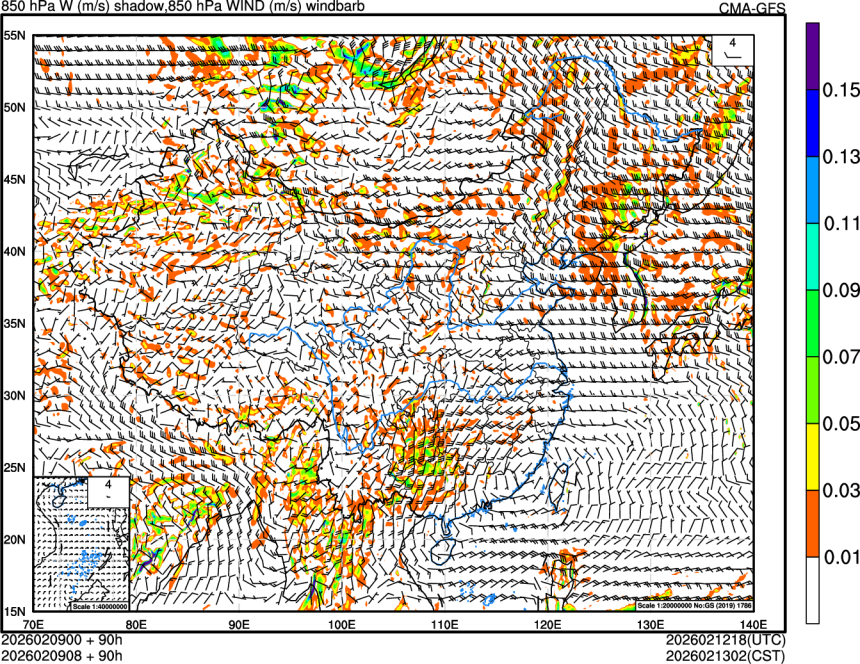 02/09 00时 +090小时