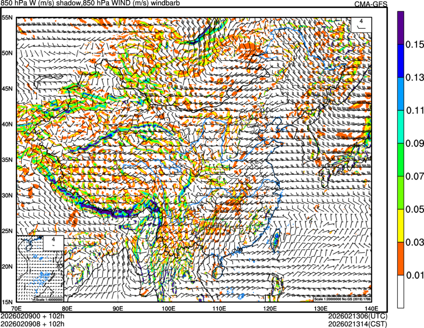 02/09 00时 +102小时