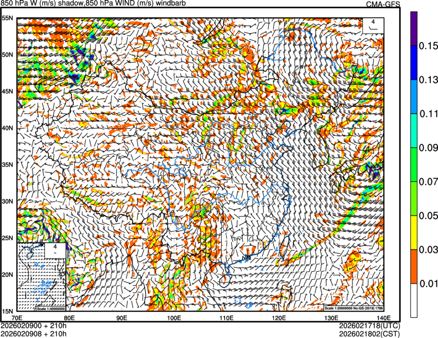 02/09 00时 +210小时