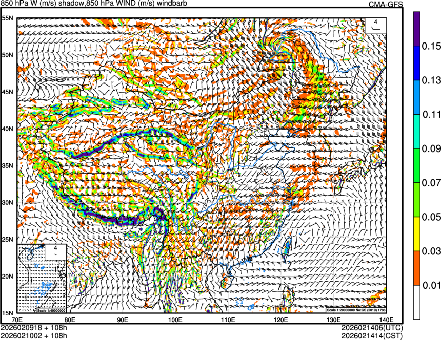 02/09 18时 +108小时