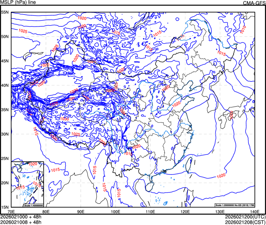 02/10 00时 +048小时