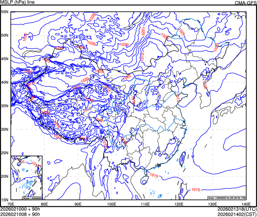 02/10 00时 +090小时