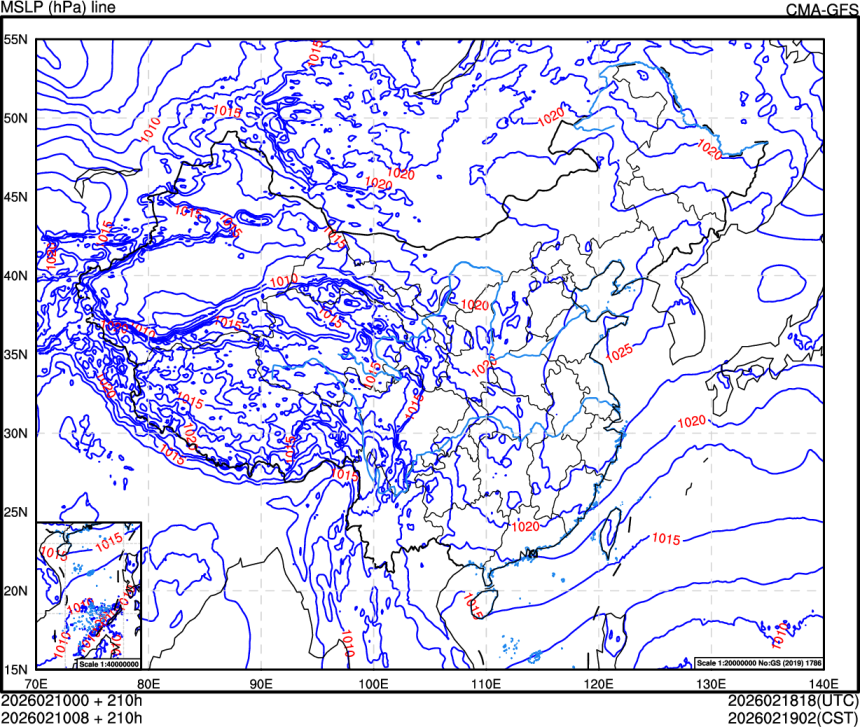 02/10 00时 +210小时
