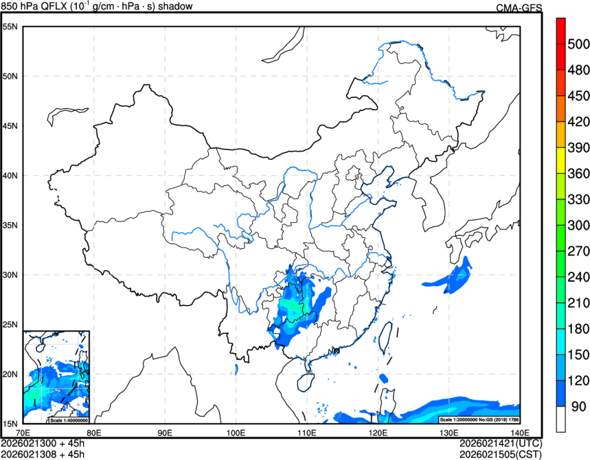 02/13 00时 +045小时
