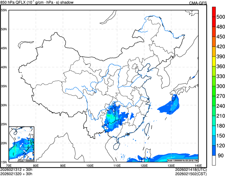 02/13 12时 +030小时