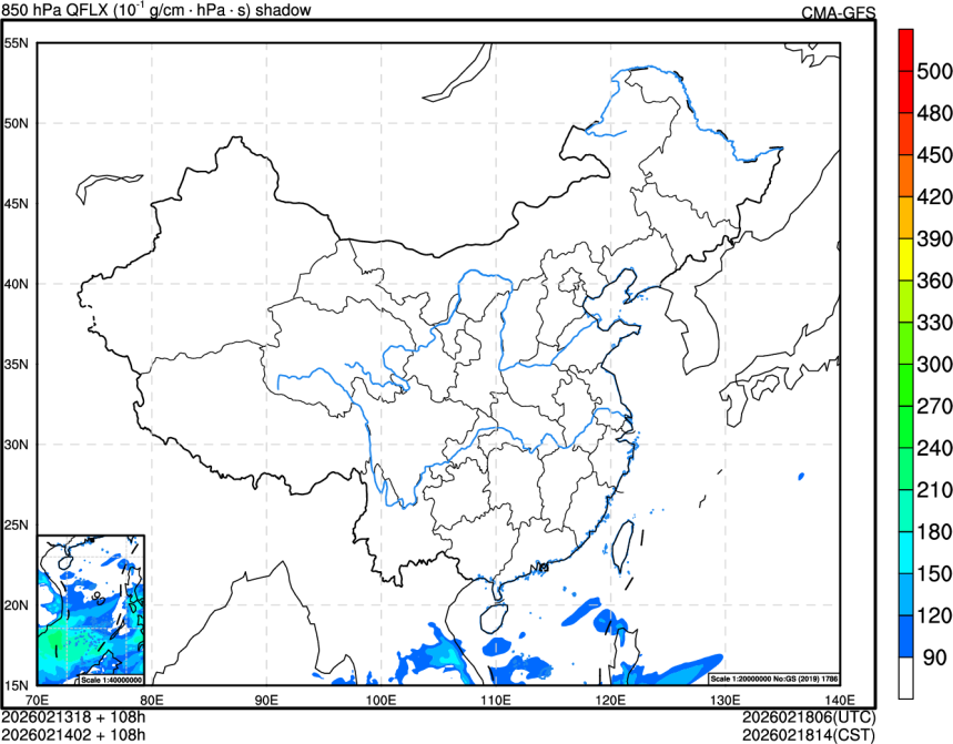 02/13 18时 +108小时