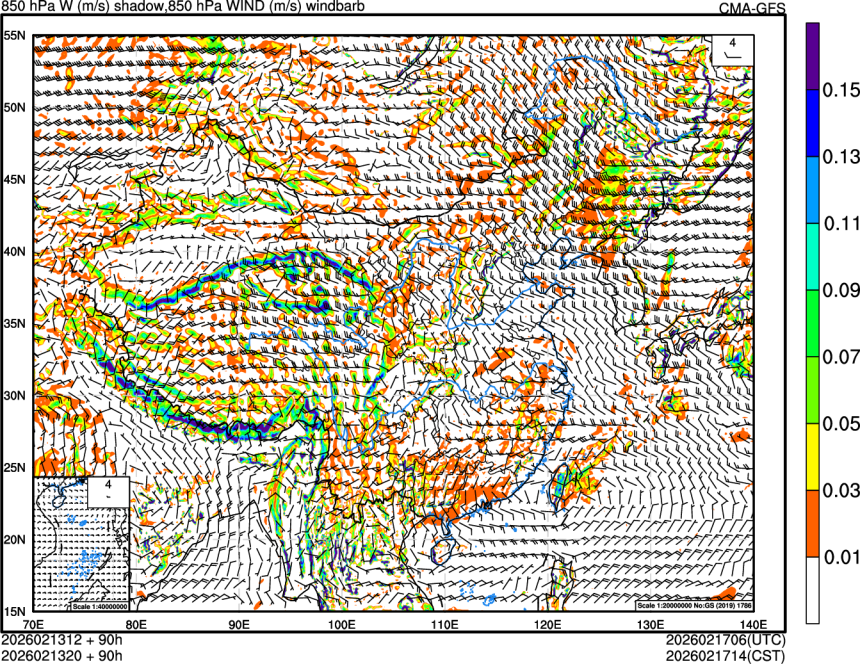 02/13 12时 +090小时