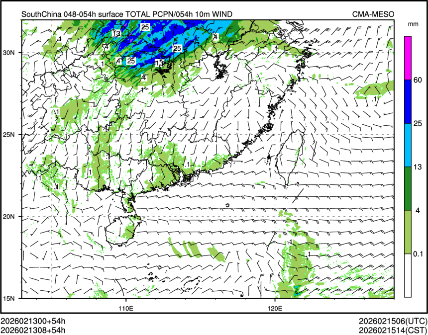 02/13 08时 +054小时
