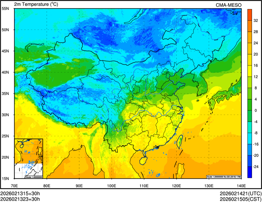 02/13 15时 +030小时