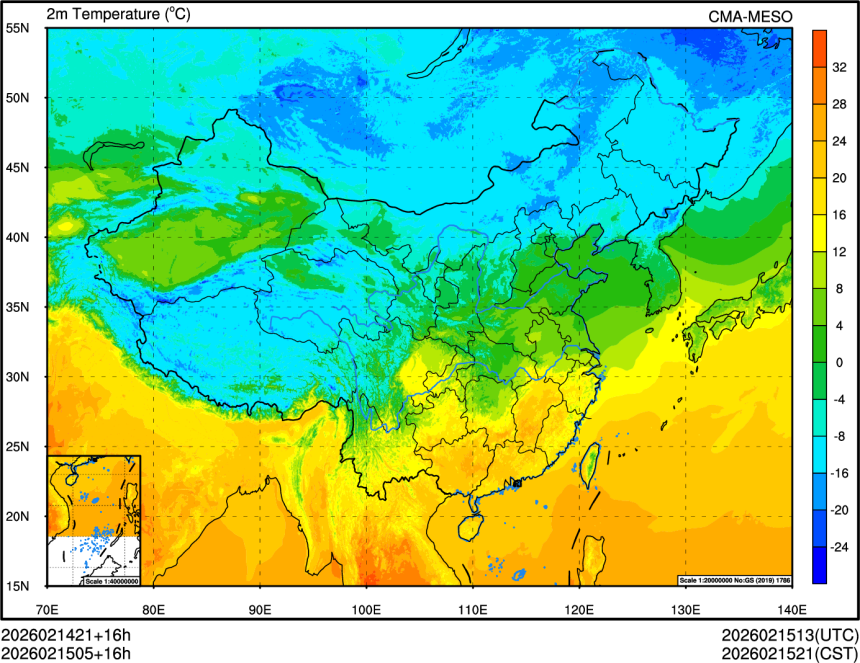 02/14 21时 +016小时