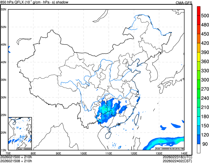 02/15 00时 +210小时