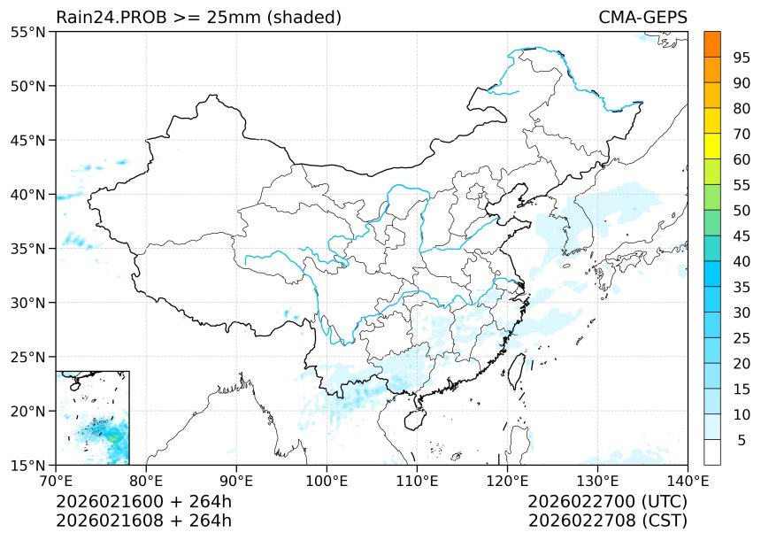 02/16 08时 +264小时