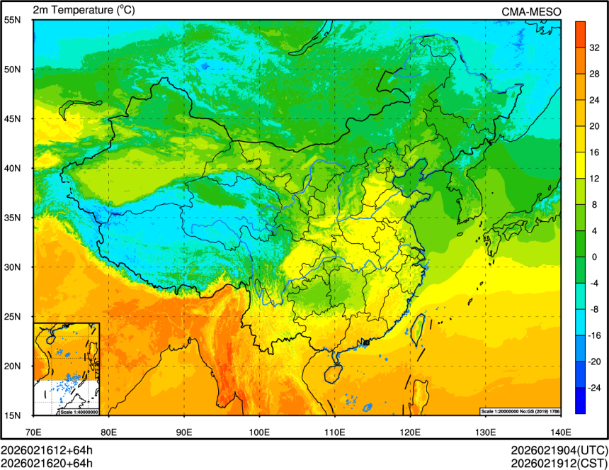 02/16 12时 +064小时