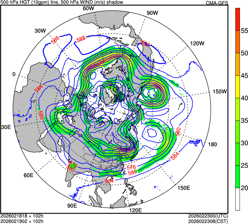 02/18 18时 +102小时