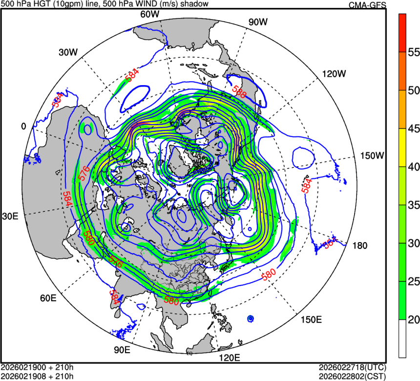 02/19 00时 +210小时