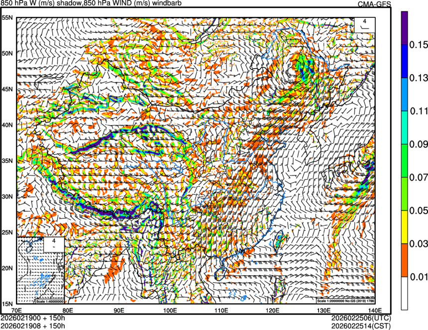 02/19 00时 +150小时