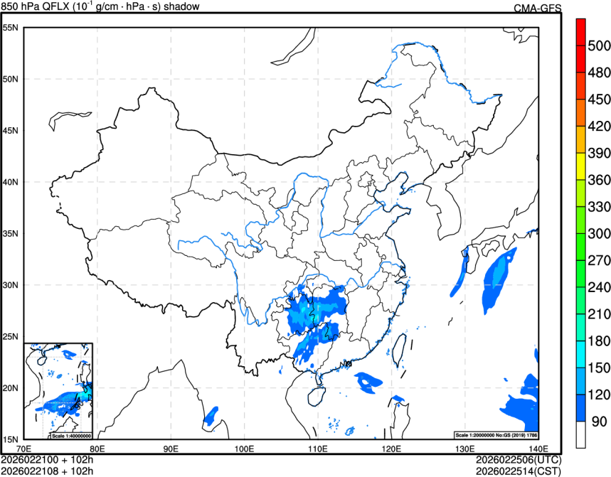 02/21 00时 +102小时