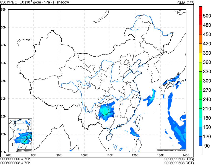 02/22 00时 +072小时