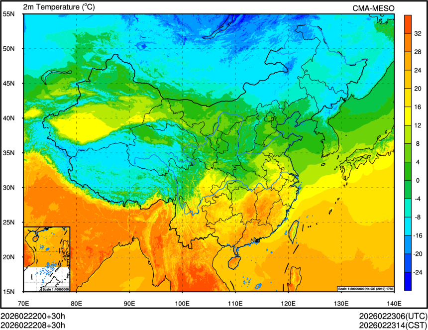 02/22 00时 +030小时