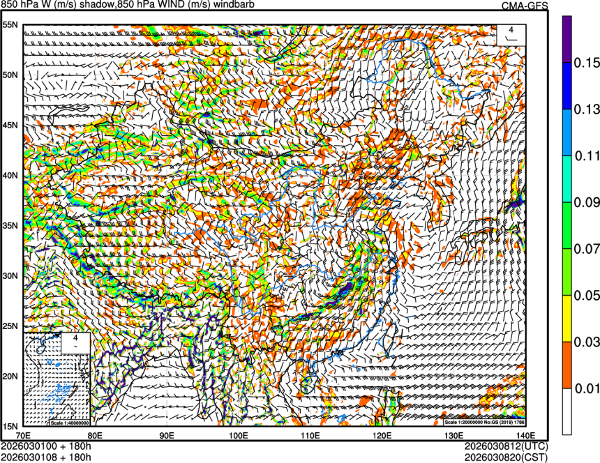 03/01 00时 +180小时