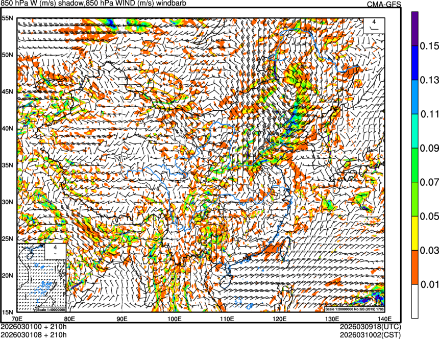 03/01 00时 +210小时