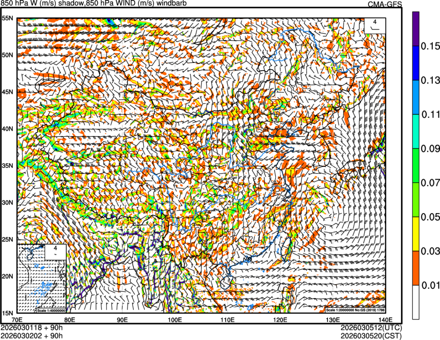 03/01 18时 +090小时