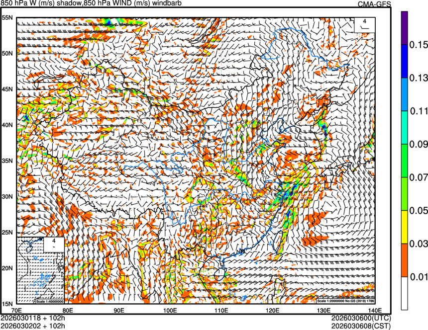 03/01 18时 +102小时